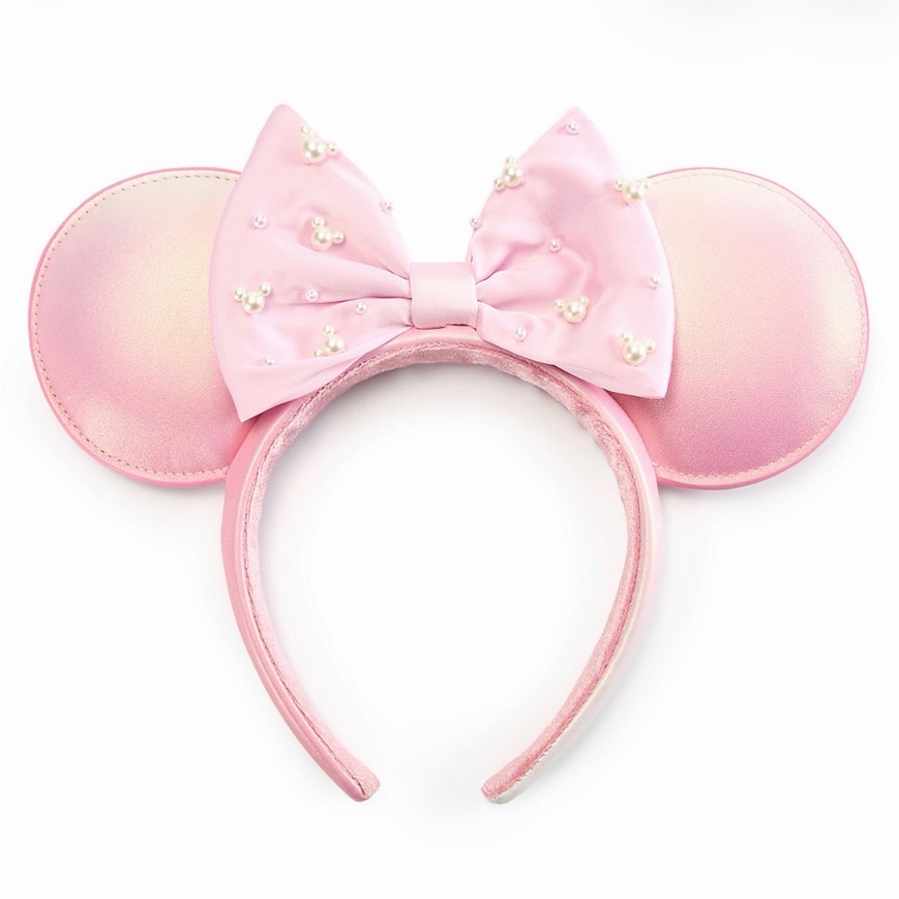 Minnie Mouse Pearled Ears- Rose Pearl (NWT)